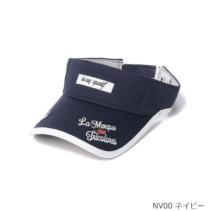 ルコック ゴルフ Le coq sportif GOLF レディース 小物 帽子 バイザー クーリングサンバイザー QGCVJC55 【2023SS】｜spopia｜03