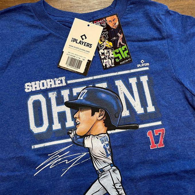 ドジャース 大谷翔平 半袖 Tシャツ ジュニア 500 LEVEL ブルー BLUE ドジャーブルー ロサンゼルス ドジャース｜spopia｜03