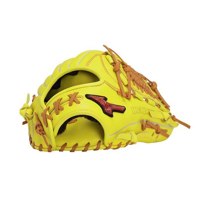 ミズノ MIZUNO 野球 軟式グラブ オールラウンド用 軟式用ウィルドライブ レッド AXI【オールラウンド用/サイズ10】 1AJGR14210 4049ナチュラルライム×コルク_2