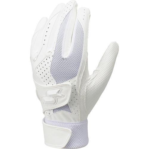 エスエスケイ Ssk 野球 バッターズグラブ 高校野球対応ダブルバンド手袋 両手 Bg3008w 10 ホワイト 19ss