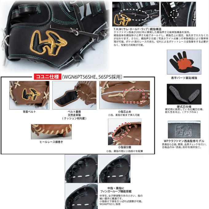 ワールドペガサス WORLDPEGASUS 野球 グラブ 硬式・軟式兼用 グランドペガサス TOP オールラウンド用 サイズ8 WGN6PT651L 3307 【2026SS】_2