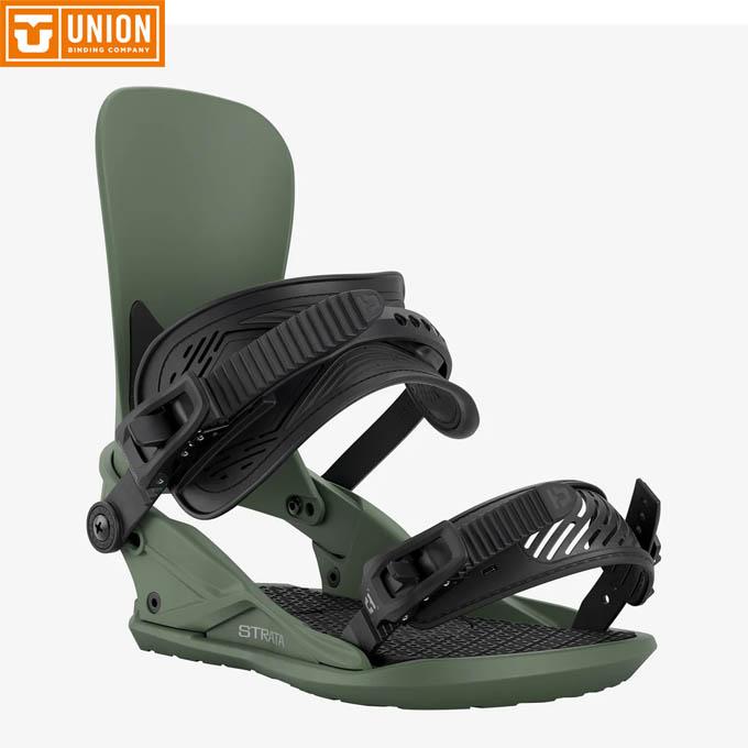 ユニオンUNION スノーボードバインディング STRATA （カラー）OLIVE GREEN 【2025-2026 モデル】の画像