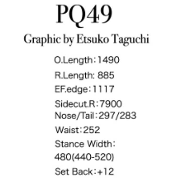 モススノースティック MOSS SNOWSTICK スノーボード板 PQ49 セカンドクオリティ 【2023-2024 モデル】の画像