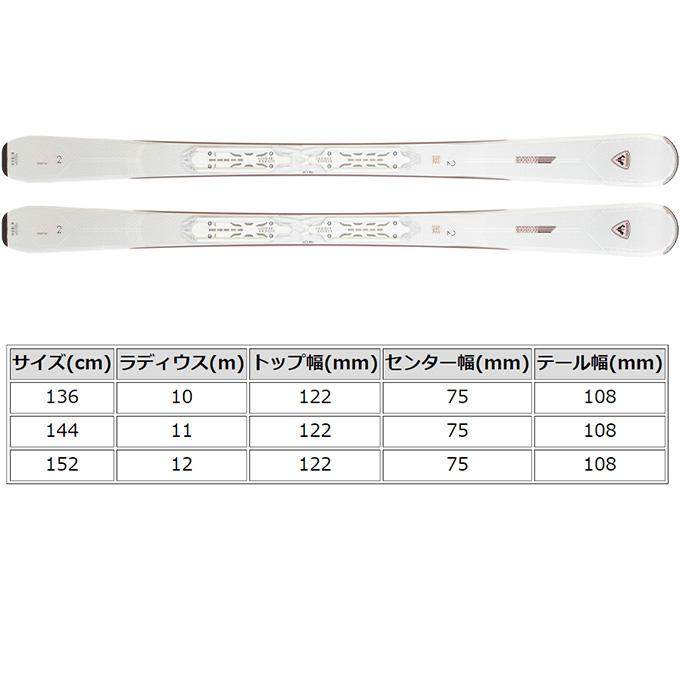 ROSSIGNOL（ロシニョール） スキー板 レディース 【2023-2024】 NOVA 2