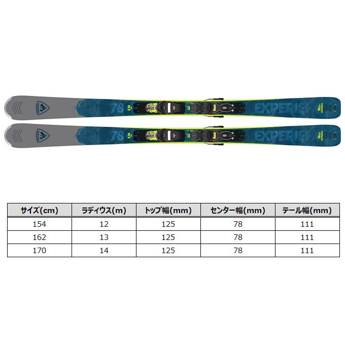 ROSSIGNOL（ロシニョール） スキー板 メンズ 【2023-2024】 EXPERIENCE