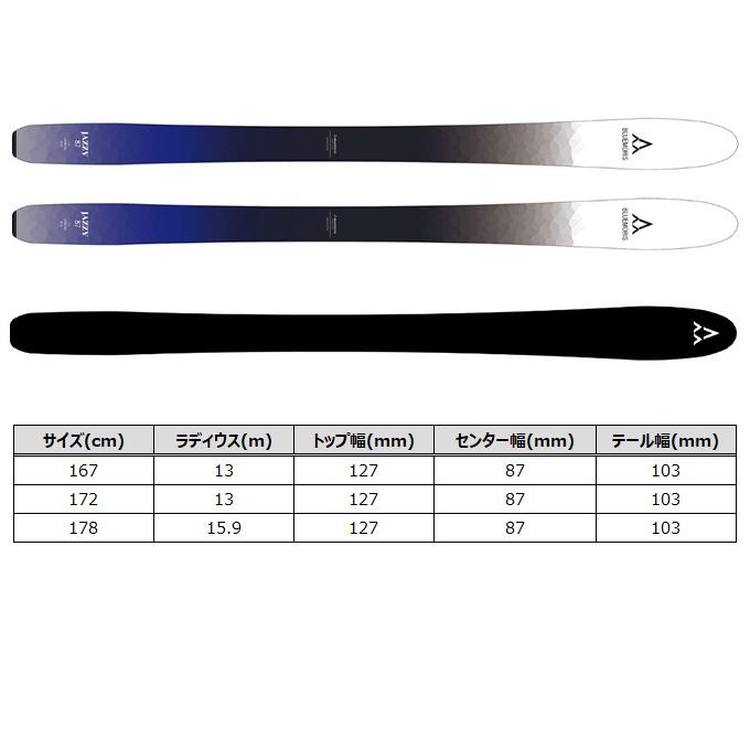 新入荷 BLUEMORIS (ブルーモリス スキー板) 【2023-2024】 JAZZY 87 【板のみ】 【1564098589】(56650円)