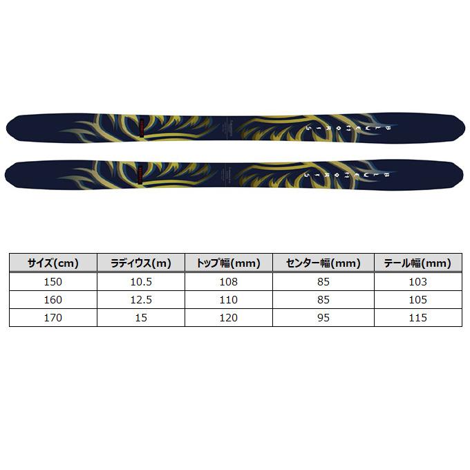 Bluemoris（ブルーモリス） スキー板 【2025-2026】 REBIRTH (RB) 【板