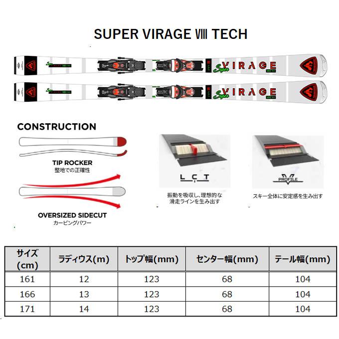 ROSSIGNOL ロシニョール スキー板 【2024-2025】 SUPER VIRAGE VIII