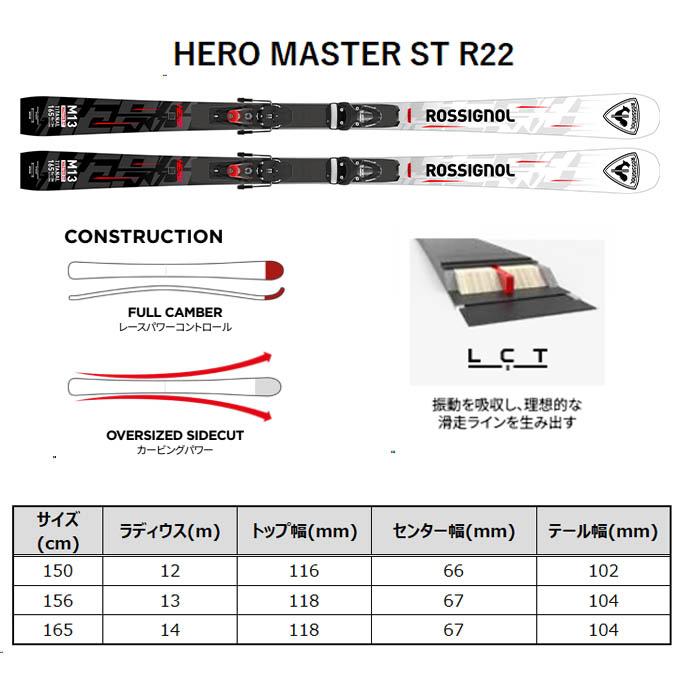 ROSSIGNOL ( ロシニョール スキー板 ) 【2024-2025】HERO MASTER ROSSIGNOL ( ロシニョール スキー板 ) 【2024-2025】HERO MASTER