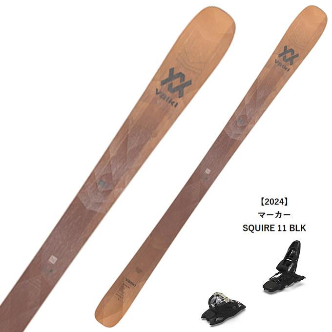 VOLKL ( フォルクル スキー板 ) 【2023-2024】SECRET 102 シークレット 102 + MARKER 【2024】SQUIRE 11 BLK 【金具付き スキーセット】金具カラー限定セット | ブランド登録なし