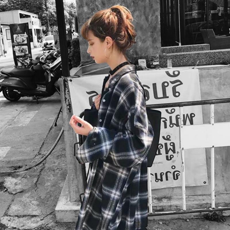 チェックシャツ レディース ロング 長袖 チェック柄 シャツ チェックシャツ レディース ロング 長袖 チェック柄 シャツ