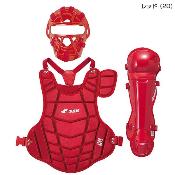 野球 軟式 少年用 キャッチャー防具 3点セット SSK マスク CNMJ1010S プロテクター CNPJ130 レガーズ CNLJ120|sports-agility|04