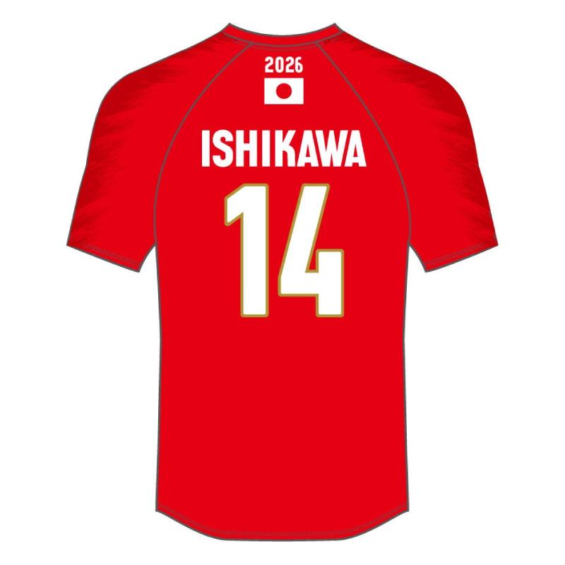 ASICS（アシックス） 2026 バレーボール男子日本代表レプリカTシャツ