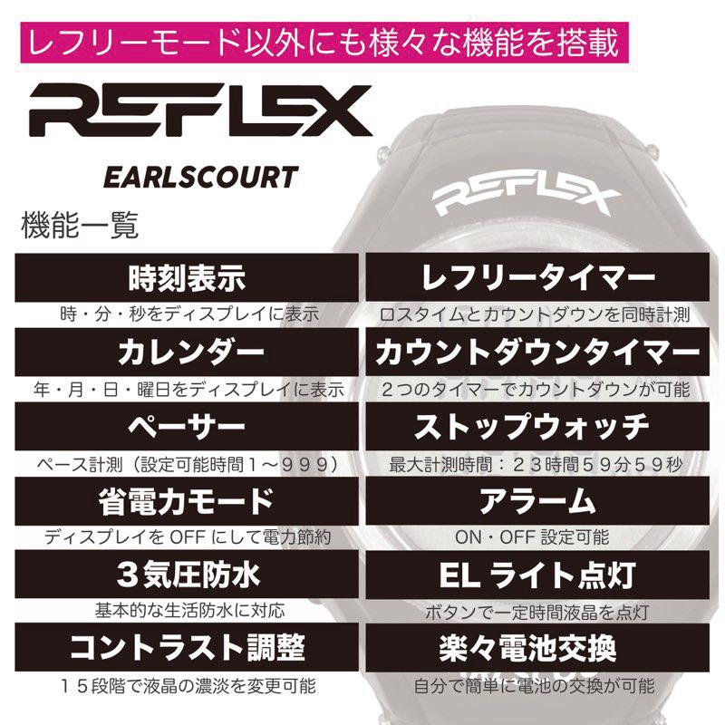 アールズコート（Earls Court） レフリーウォッチ REFLEX（EC-R008-BK
