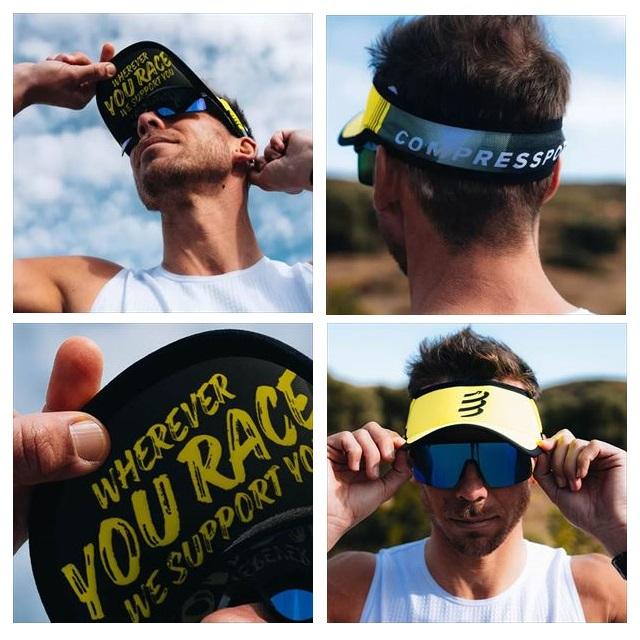 Compressport コンプレスポーツ バイザーウルトラライト Visor Ultralight XHWU389 ユニセックス トレラン マラソン ランニング ジョギング バイザー 伸縮性｜sports-diary｜12