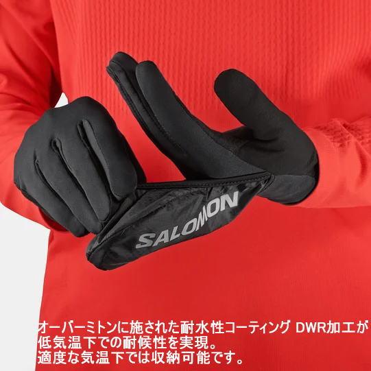 SALOMON サロモン トレイルランニング グローブ Fast Wing Winter Glove U ユニセックス Deep Black ファスト ウイング ウインター グローブ トレラン｜sports-diary｜05