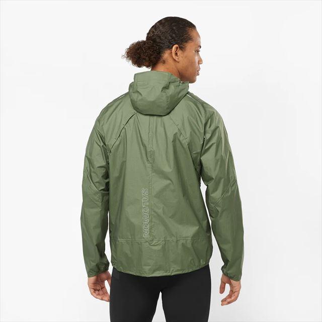 SALOMON サロモン トレイルランニング レインジャケット BONATTI WP Jacket JKT M DEEP LICHEN GREEN  LC2135100 メンズ トレラン ボナッティ｜sports-diary｜03