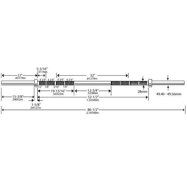 【最安値挑戦中】 IVANKO イバンコ 最高級オリンピックバー OB-20 イワンコ イヴァンコ バーベルシャフト 【KUE1606613220】(58190円)