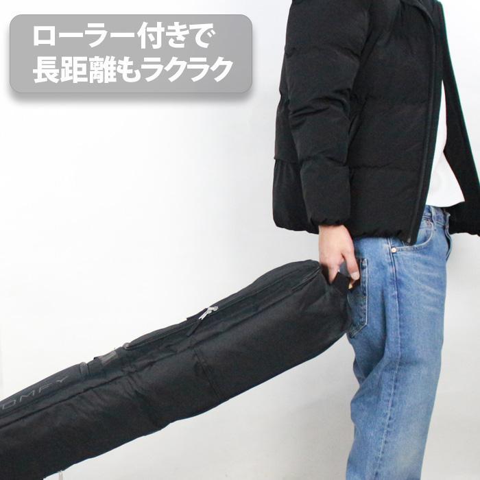 4WAY スノーボード ウィーリーボードケース COMFY WHEELIE BOARD CASE Black Black Quilting コンフィ ローラー付き オールインワン スノーボード専用｜sports-ex｜05