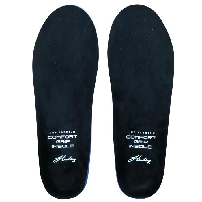 プレミアム コンフォート グリップ インソール ヒーリング THE PREMIUM COMFORT GRIP INSOLE HEALING Black  Blue 中敷