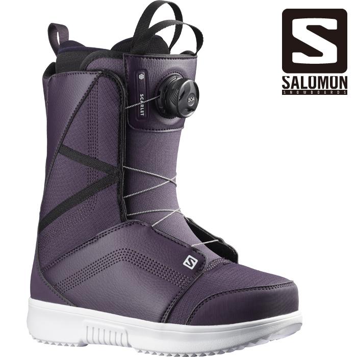 【激安】 サロモン ブーツ 21-22 SALOMON SCARLET BOA ボア スノーボード 最大67%OFFクーポン スカーレット Nightshade 日本正規品