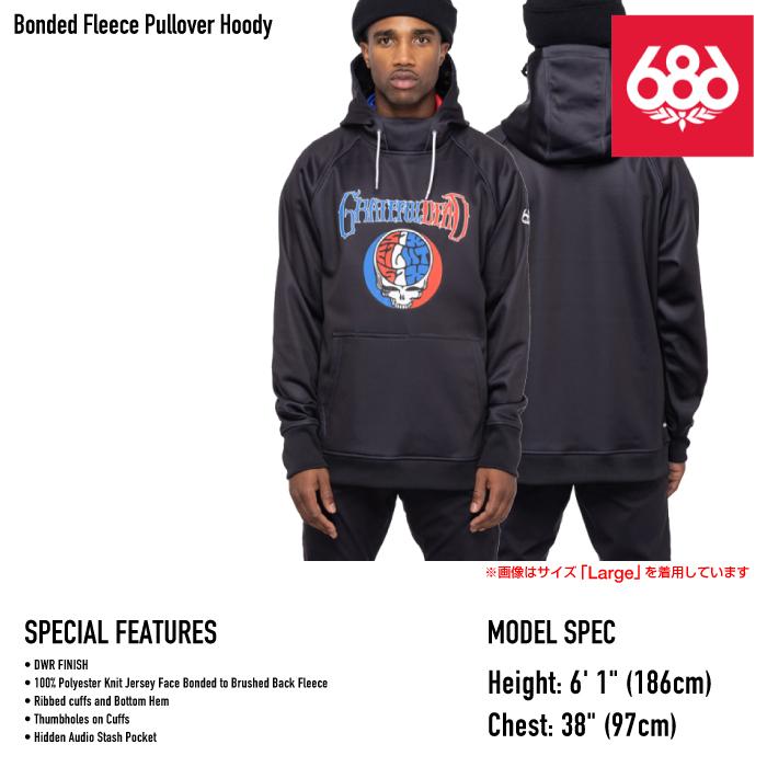 686 日本正規品 シックスエイトシックス スノーボードウェア フーディ