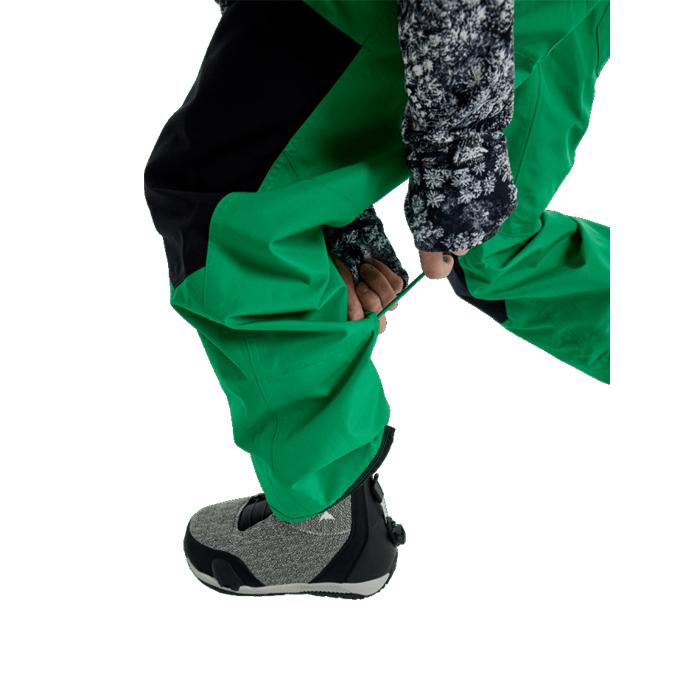 バートン ウェア パンツ 22-23 BURTON MEN'S RESERVE GORE-TEX 2L BIB PANTS Clover Green/True Black ゴアテックス ビブパンツ スノーボード 2023 日本正規品｜sports-ex｜05