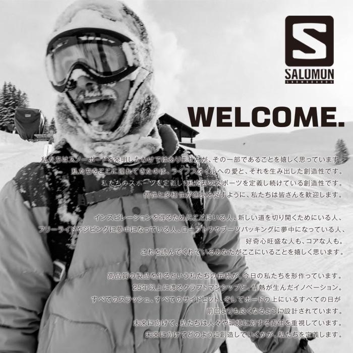 SALOMON スノーボード 黒 白 149 SALOMON SNOWBOARDS（サロモン スノーボード） | スノーボード