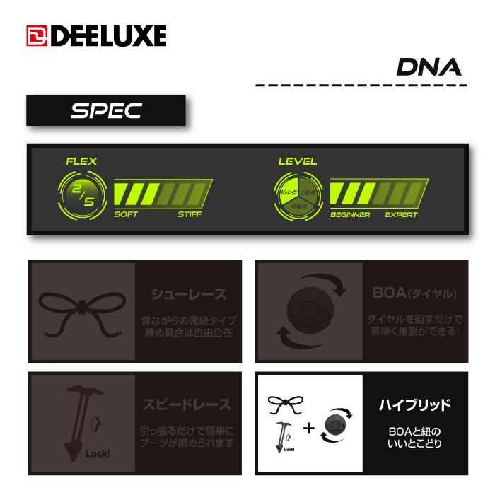 スノーボード ブーツ ディーラックス DEELUXE DNA Day Dreamer UNISEX ディーエヌエー メンズ レディース 男性 女性 23-24 日本正規品｜sports-ex｜10