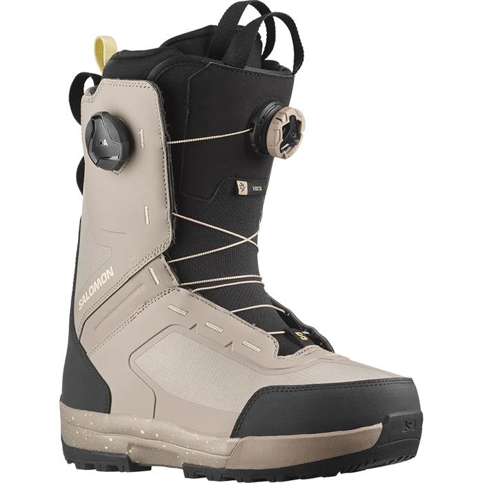 スノーボード ブーツ サロモン SALOMON VISTA DUAL BOA Vintage Khaki/Black/Tender Yellow WOMEN'S ビスタ デュアル ボア レディース 23-24 日本正規品｜sports-ex｜03