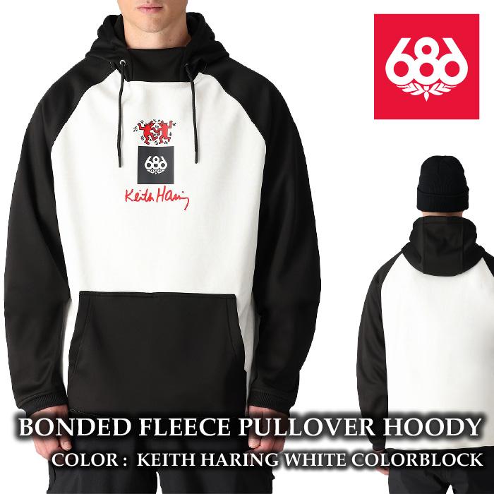 新品　686 キーズヘリング　BONDED FLEECE PULLOVER 686（シックスエイトシックス） 日本正規品 スノーボード ウェア