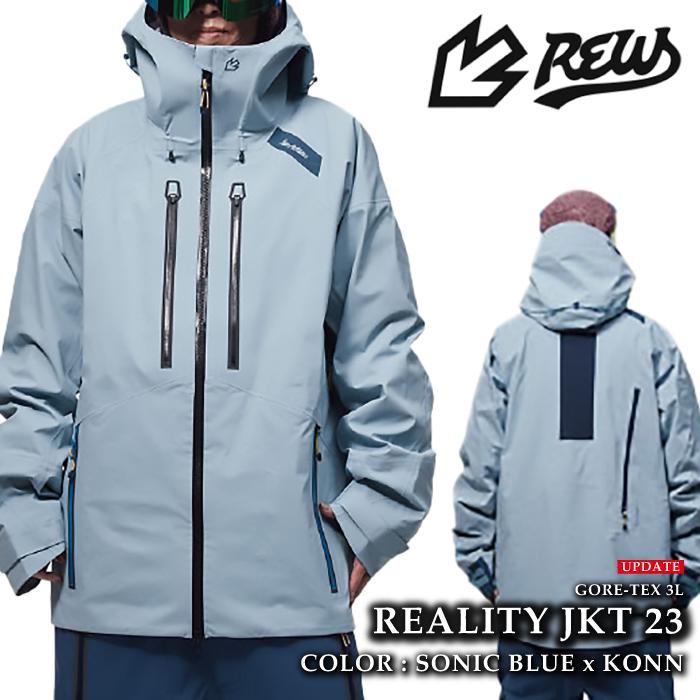 REW 日本正規品 スノーボード ウェア ジャケット アールイーダブリュー REW REALITY JKT 23 SONIC BLUE x ...