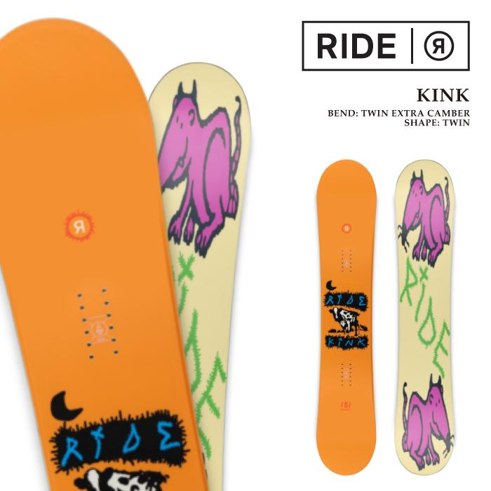RIDE（ライド） 日本正規品 スノーボード 板 RIDE KINK キンク メンズ