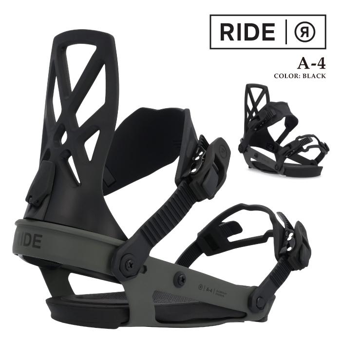 RIDE（ライド） 日本正規品 スノーボード ビンディング RIDE A-4 Black