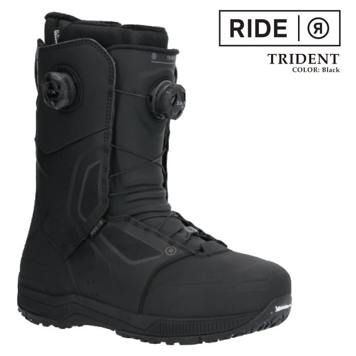 RIDE TRIDENT スノーボードブーツ ブラック RIDE（ライド） 日本正規品 スノーボード ブーツ RIDE TRIDENT Black