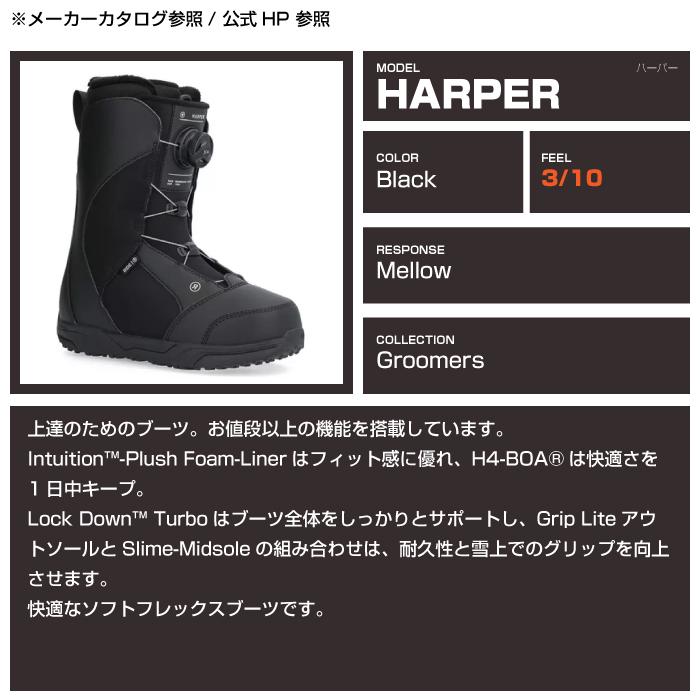 RIDE 日本正規品 スノーボード ブーツ ライド HARPER Black