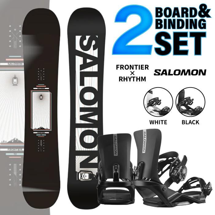 SALOMONサロモン 150センチ×リズム　バイン　スノーボード2点セット SALOMON（サロモン） 日本正規品 取付可能 スノーボード 板 +