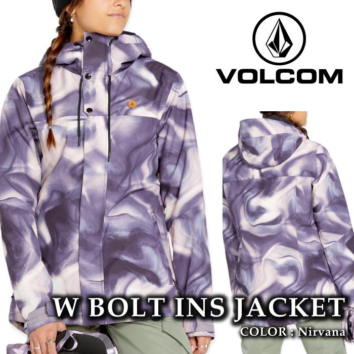 【美品】volcom フード付スキースノボジャケット　レディース 楽天市場】VOLCOM/ボルコム レディース スノージャケット AGATE INS