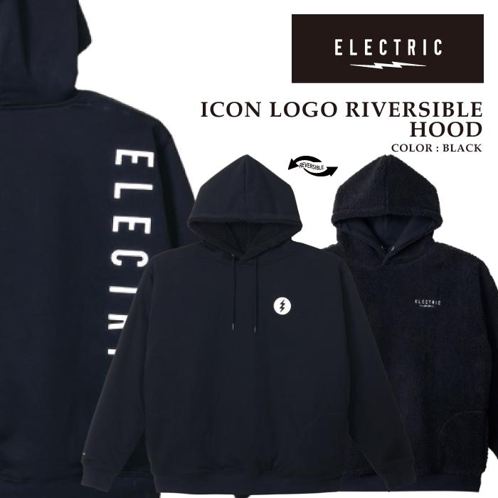 ELECTRIC（エレクトリック） 日本正規品 パーカー ELECTRIC ICON LOGO RIVERSIBLE HOOD Black ...