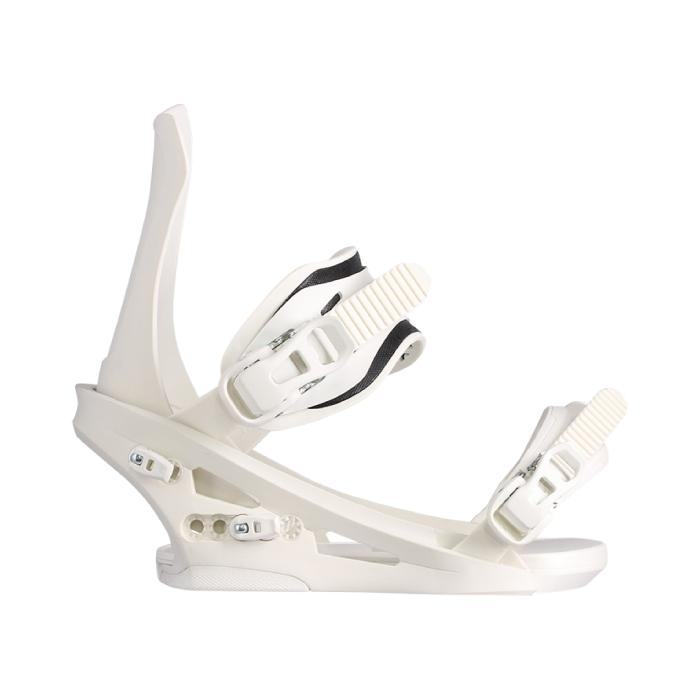 新品未使用　25-26 FLUX DS Mサイズ　オフホワイト FLUX BINDINGS（フラックスバインディング） 日本正規品 スノーボード