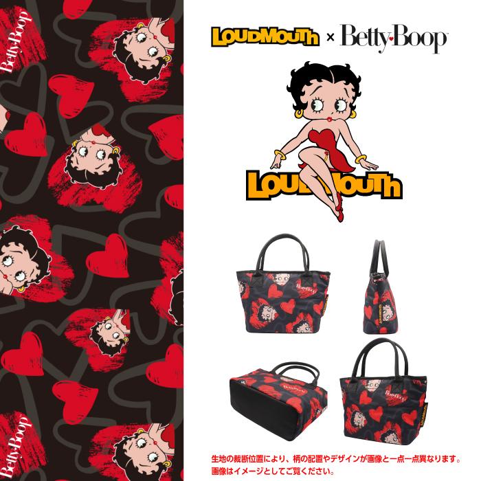 LOUDMOUTH×BettyBoop™★新品ラウンドポーチ LOUDMOUTH（ラウドマウスゴルフ） 日本正規品 ゴルフ ラウドマウス