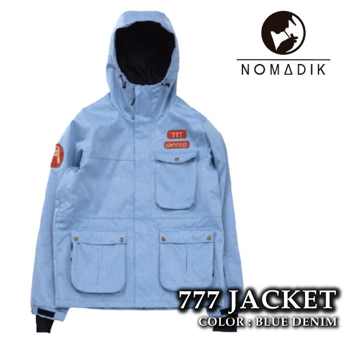 日本正規品 スノーボード ウェア ジャケット ノマディック NOMADIK 777
