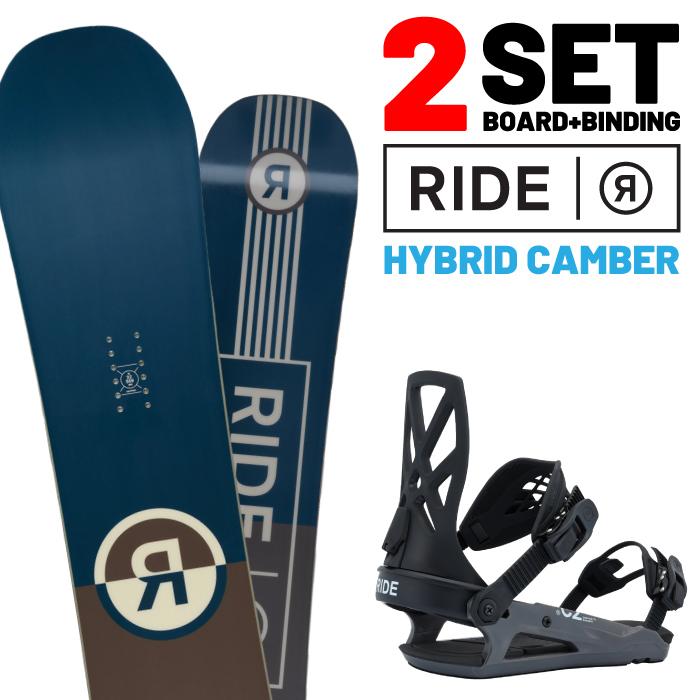 RIDE AGENDA スノーボード バインディング付き RIDE（ライド） 日本正規品 取付可能 スノーボード ビンディング 2点