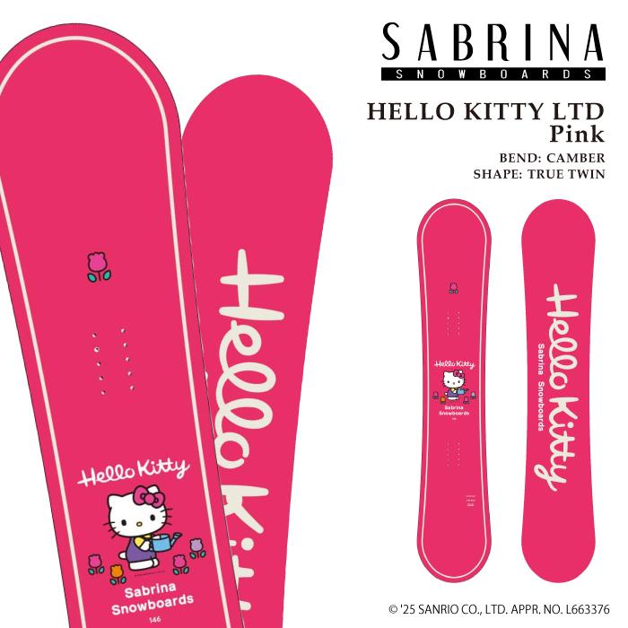 SABRINA（サブリナ） 日本正規品 スノーボード 板 SABRINA HELLO KITTY