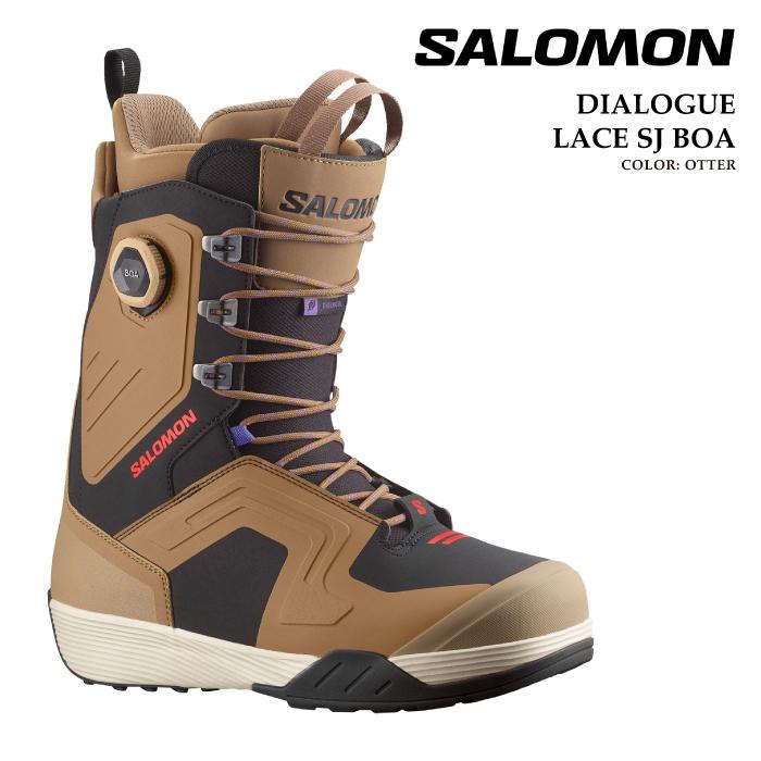 【美品】SALOMONサロモンブーツDIALOGUE LACE SJ SALOMON（サロモン） 日本正規品 スノーボード ブーツ SALOMON