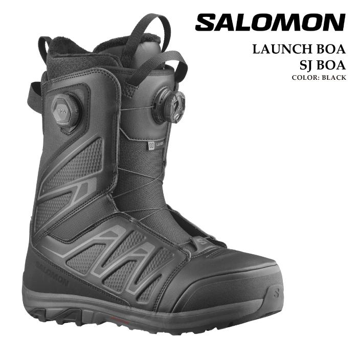 美品 Salomon Launch BOA SJスノーボードブーツ ブラック SALOMON（サロモン） 日本正規品 スノーボード ブーツ SALOMON LAUNCH