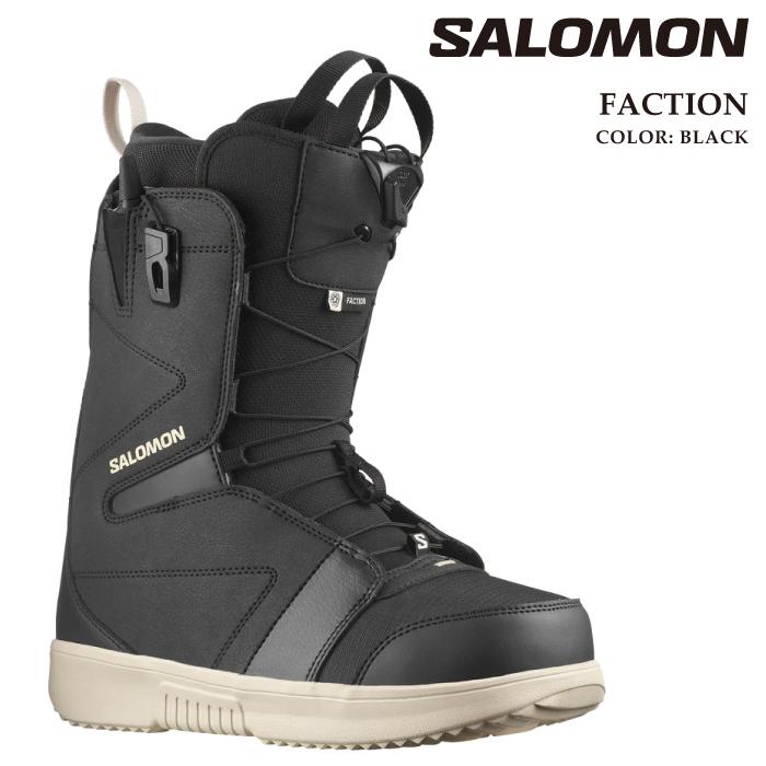 ＊美品Salomon 　FACTION スノーボードブーツ 黒サイズ26.5cm SALOMON（サロモン） 日本正規品 スノーボード ブーツ SALOMON FACTION