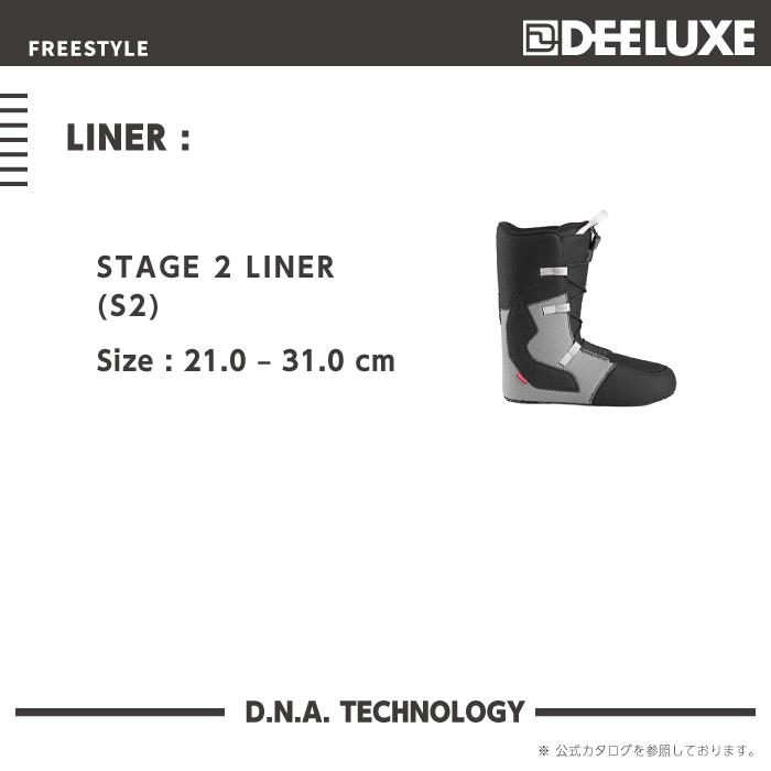 日本正規品 スノーボード ブーツ ディーラックス DEELUXE D.N.A. Essential Black ディーエヌエー メンズ レディース 26-27_8