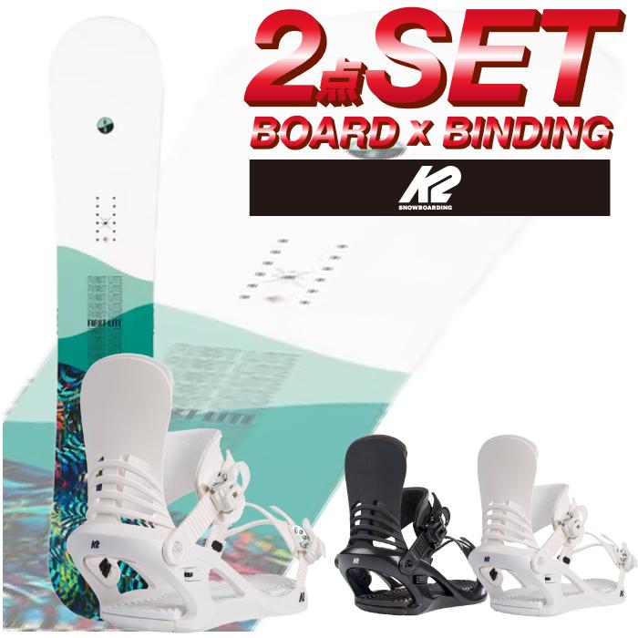 ケーツー スノーボード - ビンディング 2点セット 22-23 K2 FIRST LITE