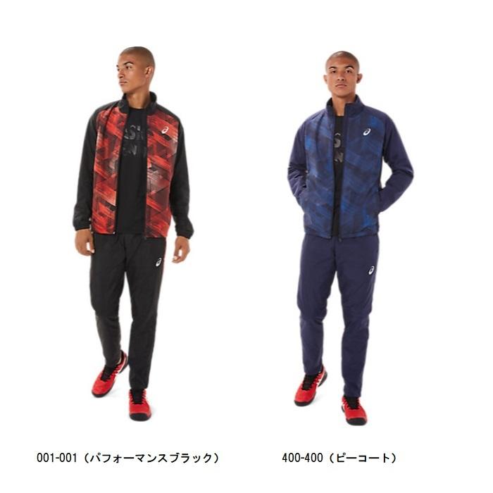 ASICS（アシックス） ウーブンジャケット・パンツ（裏トリコット起毛